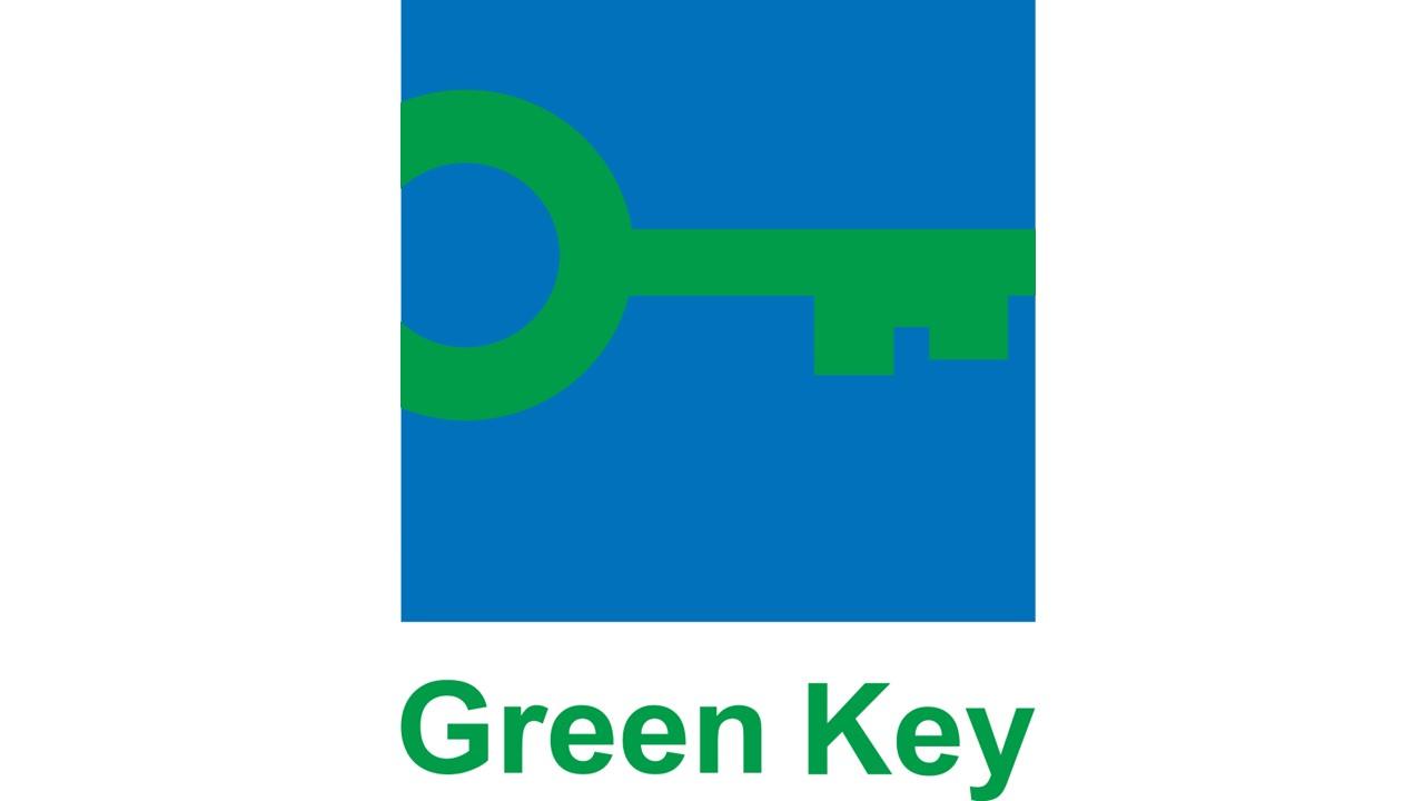 Green key label