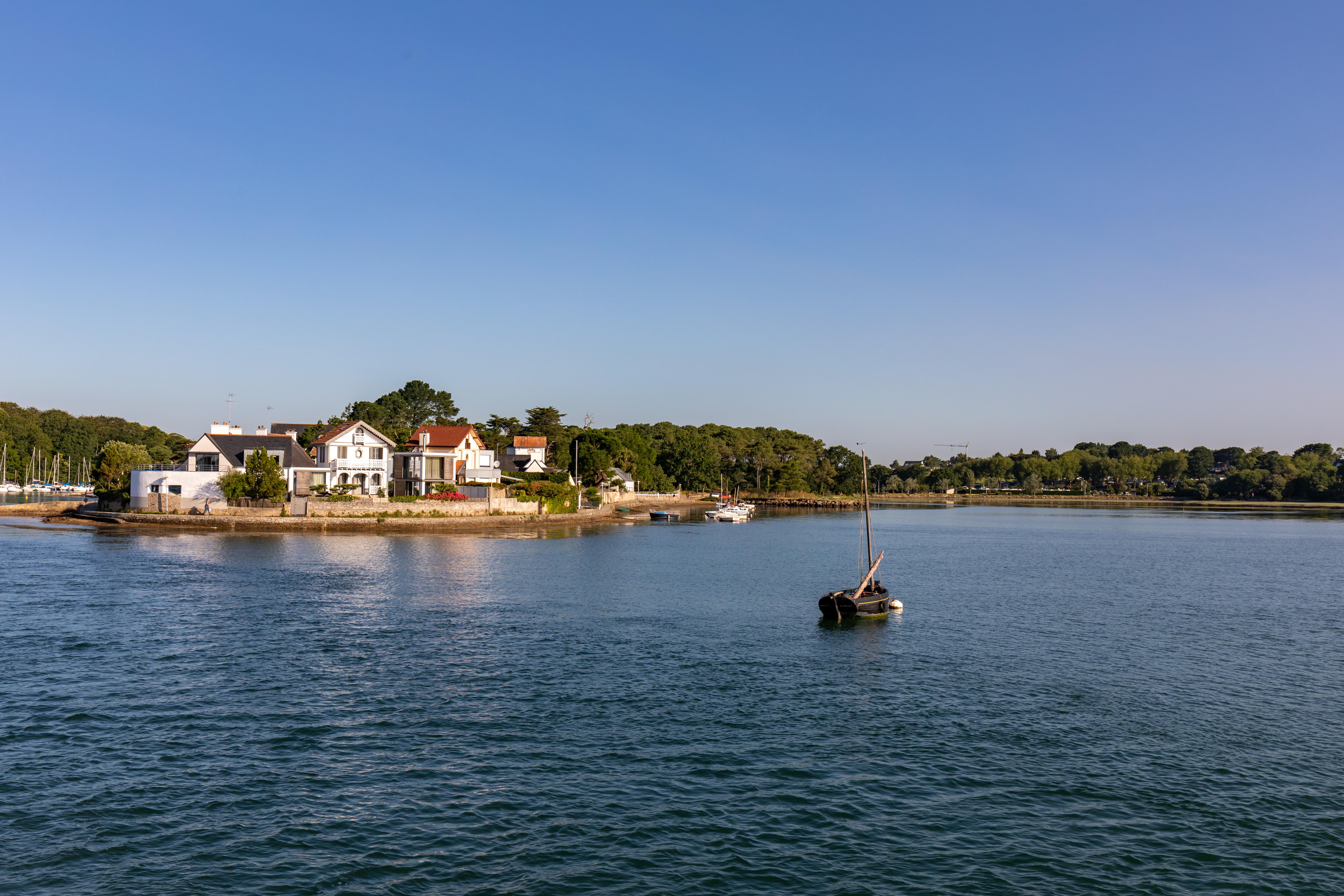 Die Seite von Conleau in Vannes