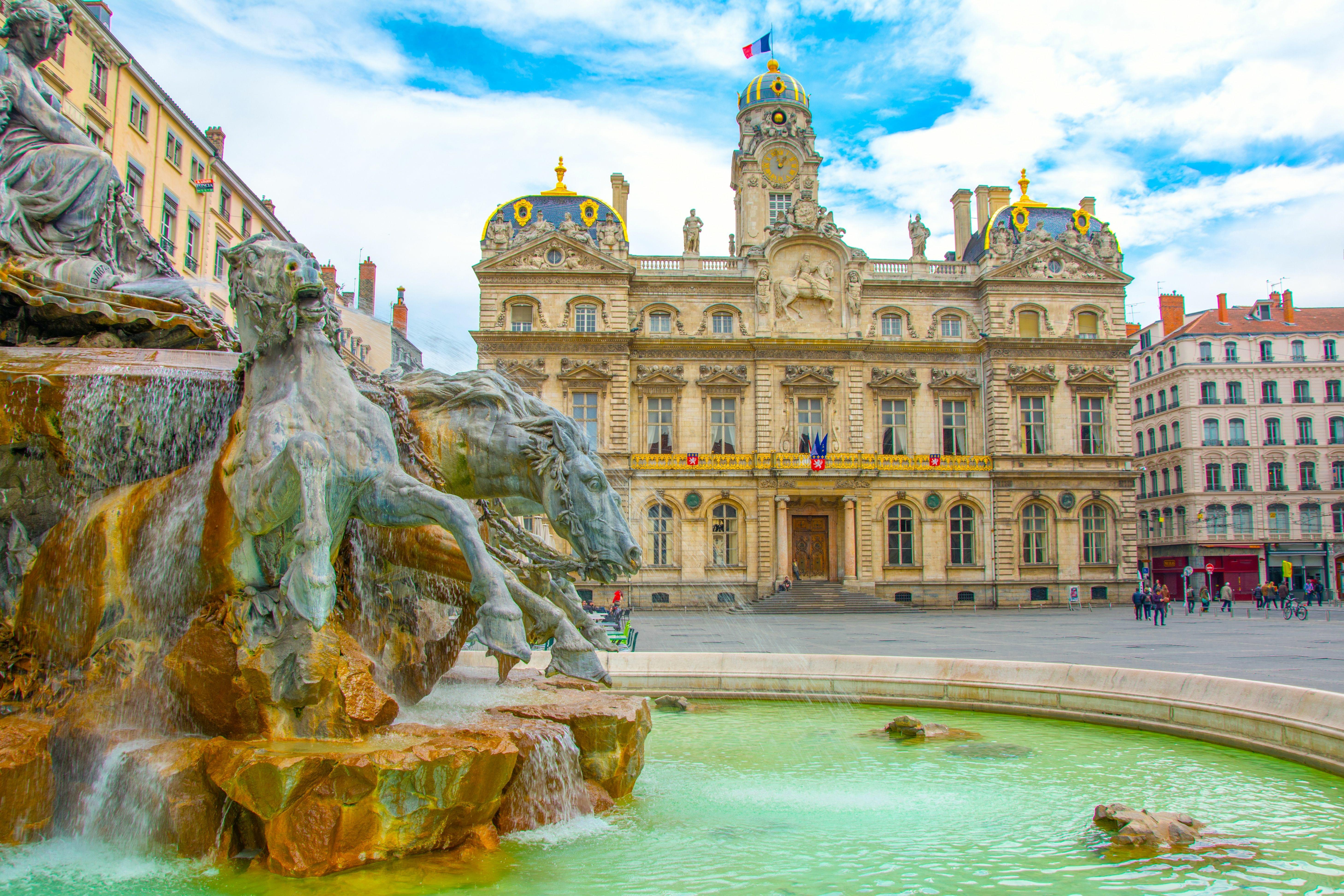 Place des terreaux à Lyon