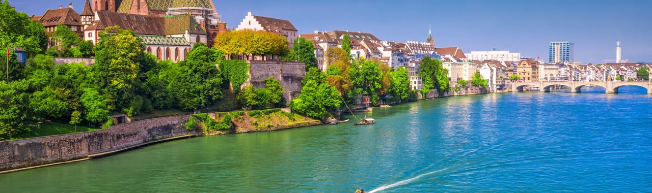 The Rhine in Basel Travelling to Basel for Holidays
