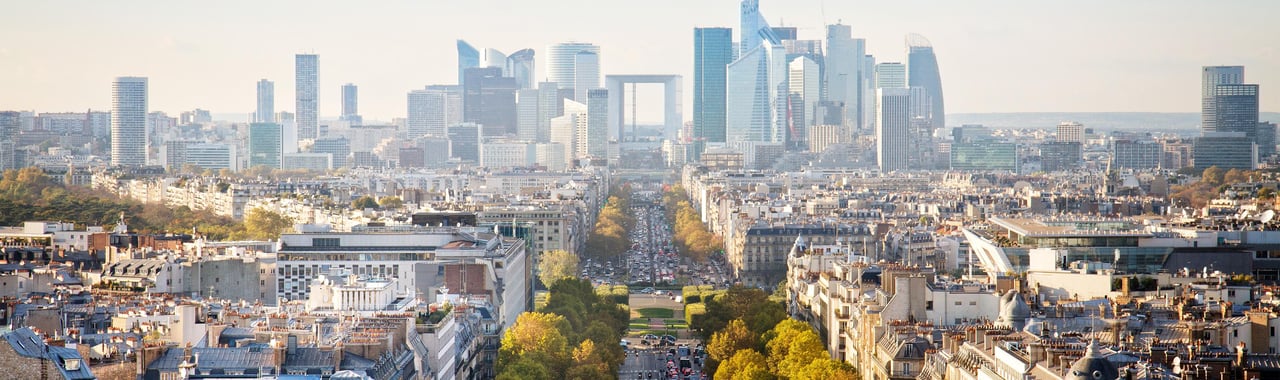 La grande arche de la Défense à Paris