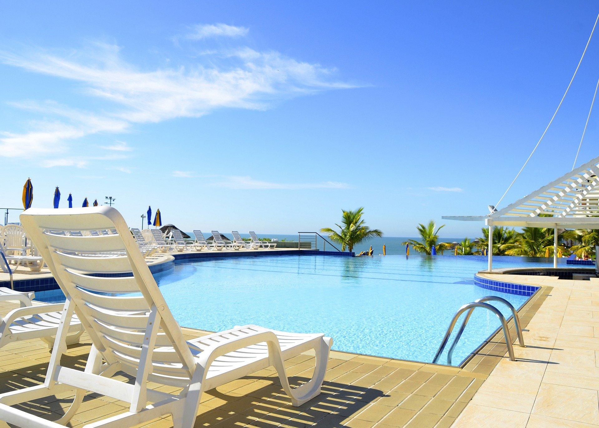 Hotel with swimming pool