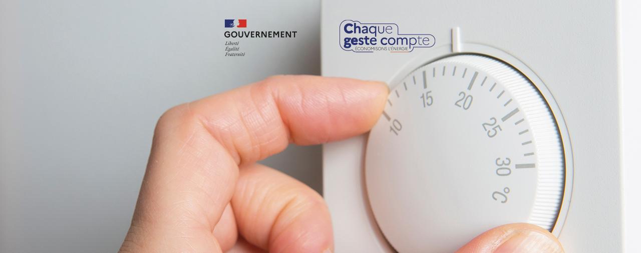sobriété énergétique Image thermostat