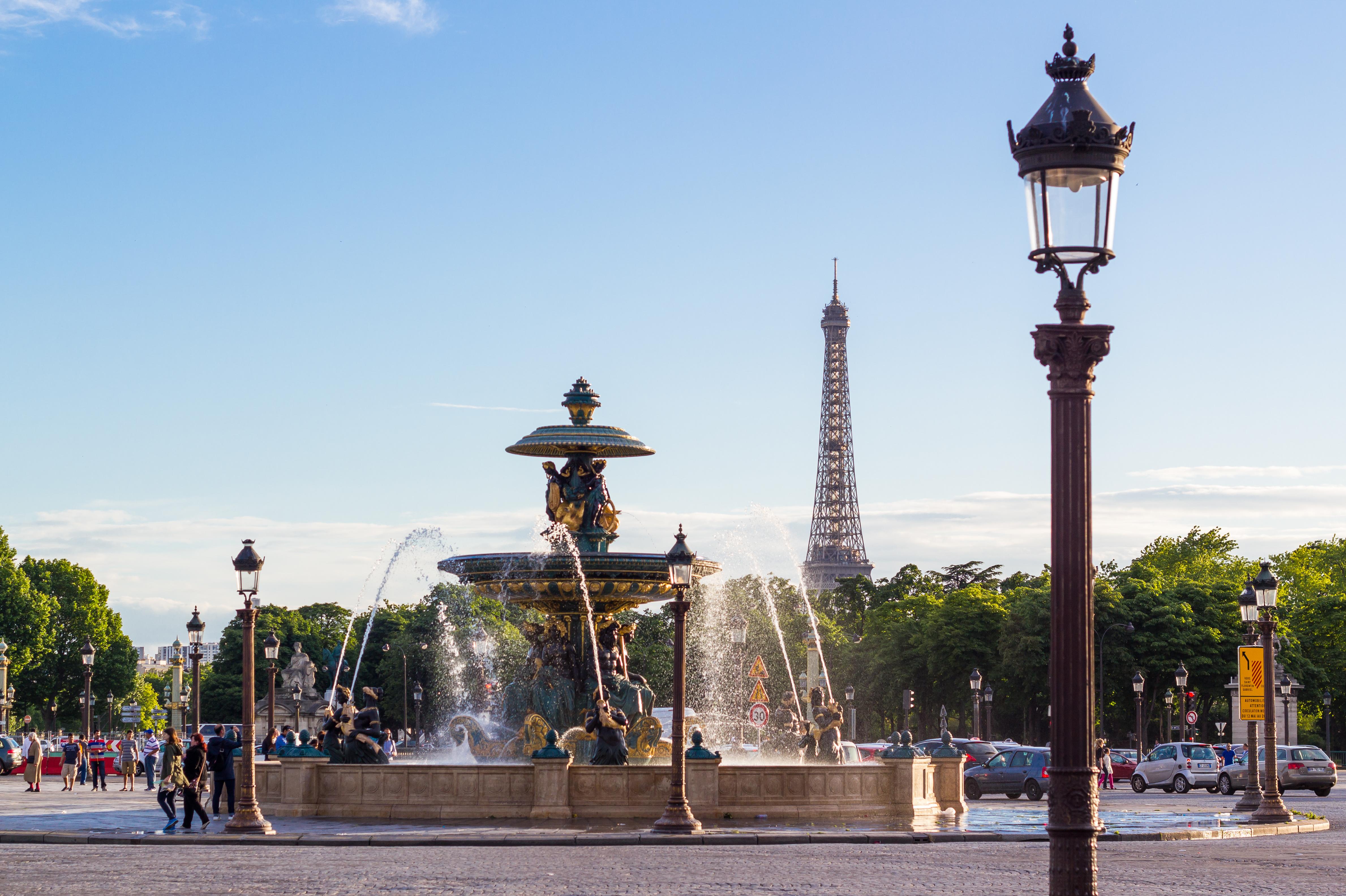 La place de la Concorde à Paris